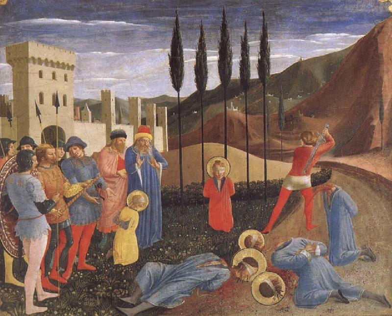 St Cosmas och S: t Damianus halshugges, Fra Angelico
